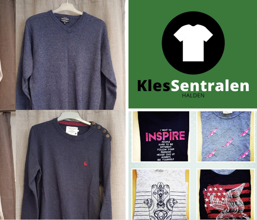Alle artikler som leveres inn til Klessentralen går gratis ut til trengende i Halden.